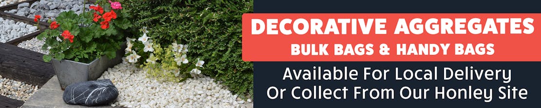 We stock a wide range of decorative aggregates!
