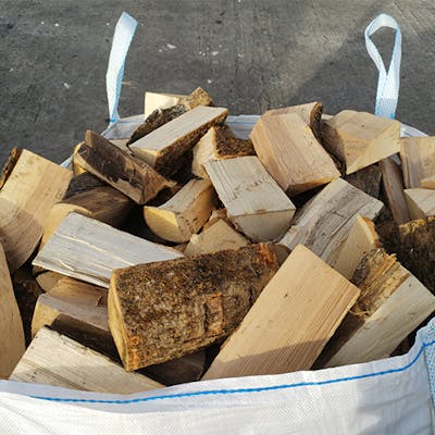 Birch Firewood Builders Bag of Kiln Dried Logs