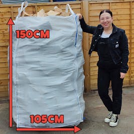 Giant Builders Bag of Kiln Dried Mixed Hardwood - 1.65m3 loose volume