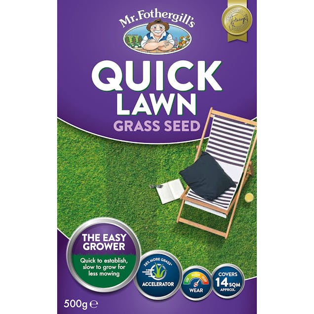 Mr Fothergill's Quick Lawn Grass Seed - 1.5kg