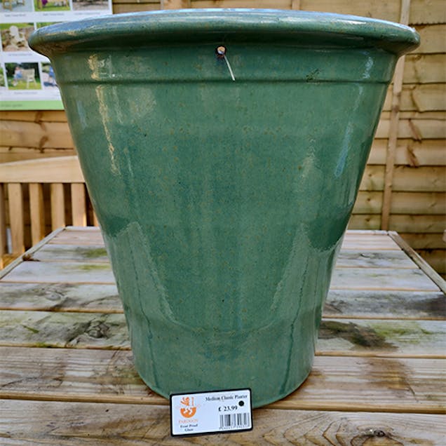 Heavy Duty Green Glazed Pots
