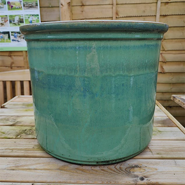 Heavy Duty Green Glazed Pots
