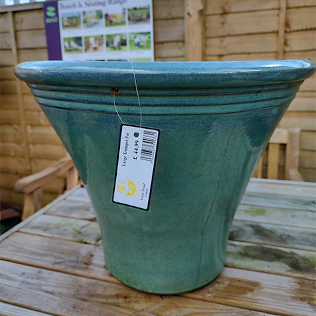 Heavy Duty Green Glazed Pots
