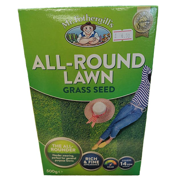 Mr Fothergill's All-Round Lawn Grass Seed - 0.5kg