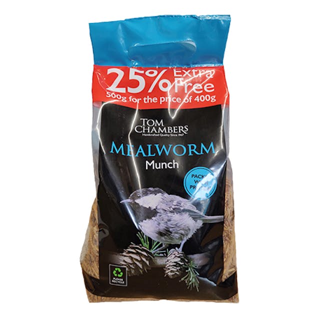 Mealworm Munch Bird Feed - 0.5kg