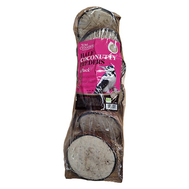 Suet Filled Coconut Halves - 6 Pack