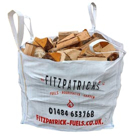 Builders Bag of Kiln Dried Birch & Black Alder 8" Logs