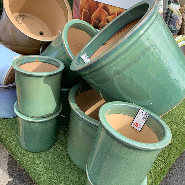 Cylinder Ceramic Plant Pots