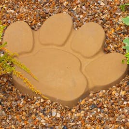 Animal Paw Stepping Stones - Buff Gold